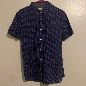 AG s/s button up. Blue